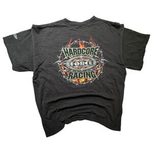 Vintage NHRA Drag Car Racing Hardcore Force John Racing Size XL